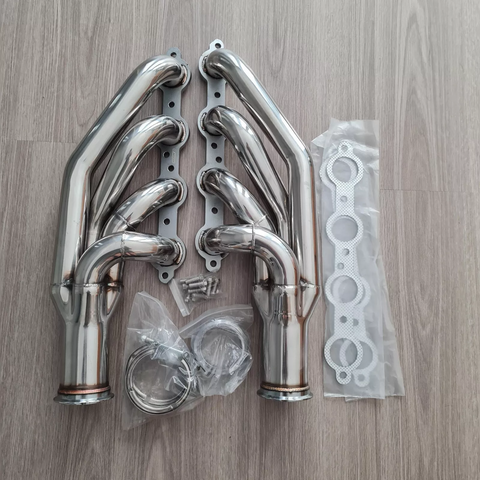 LS Stainless Steel Block Huggers / Turbo Manifolds