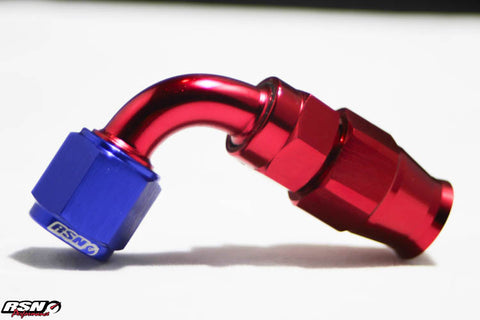 AN 6 90 Degree Teflon Swivel Fitting