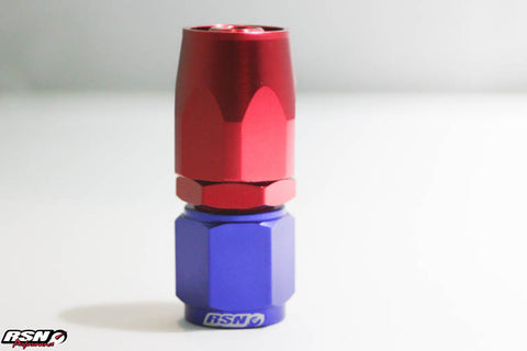 AN 6 Straight Swivel Fitting for Braided Rubber Hose