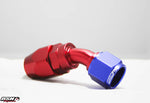 AN 8 45 Degree swivel fitting