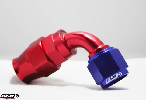 An 8 90 Degree Swivel Fitting for Teflon hose