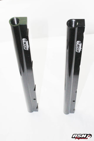 LS1 Fuel rails for OEM Manifolds In Black
