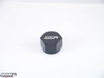 BLACK AN 8 BLOCK OFF CAP