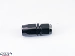 FULL FLOW AN 10 STRAIGHT SWIVEL FITTING FOR BRAIDED RUBBER HOSE IN BLACK