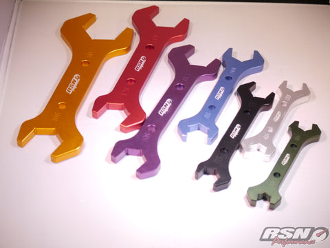 AN3 - AN20 7 PIECE SPANNER KIT